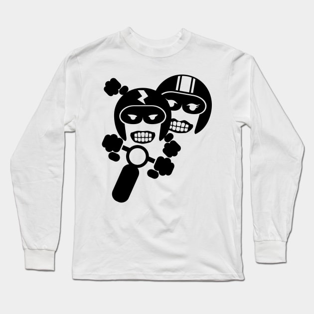 Motorcycle pair Decal V.1 Long Sleeve T-Shirt by GetThatCar